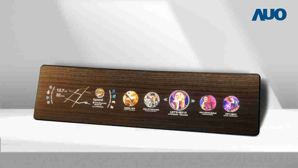 z6尊龙研发全球最高穿透度达80%的AmLED木纹显示器，，，，可于使用时呈现高亮度、、清晰可见的信息，，并在不使用时回归为单纯的饰板，，，节能兼具美观